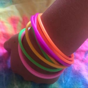 Elastic hair tie or bracelet Vsco girl